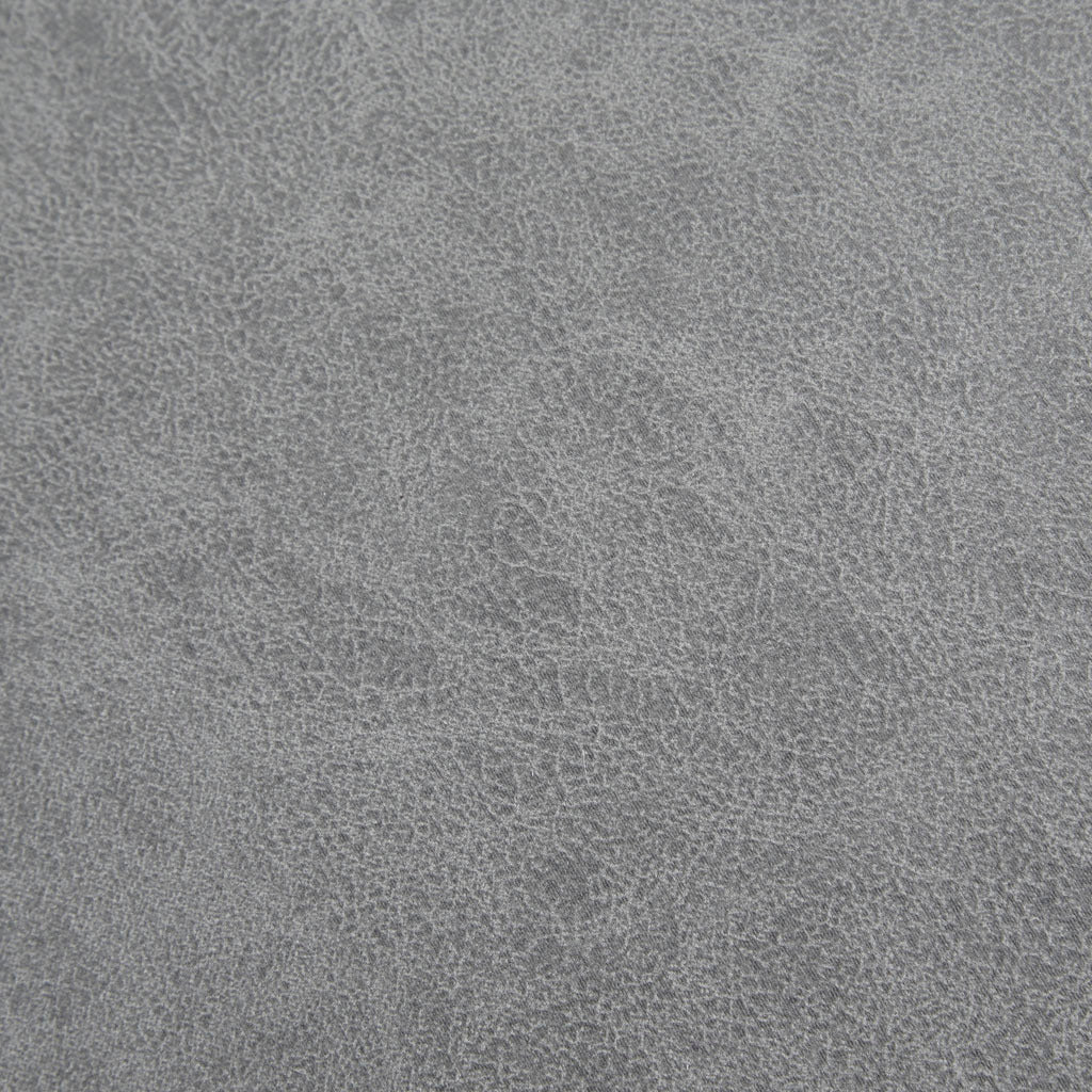 Low Profile Accent Chair Grey Polyester