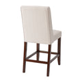 Brody Wing Counter Stool Cream Polyester