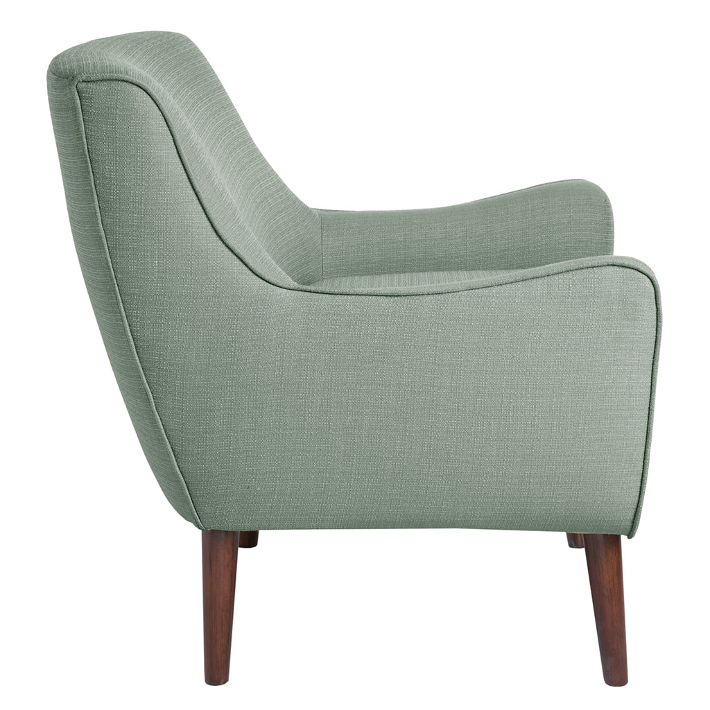 Mid Century Accent Chair Seafoam Polyester