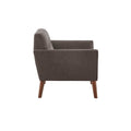 Lounge Chair Charcoal Polyester