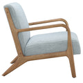 Lounge Chair Light Blue Polyester