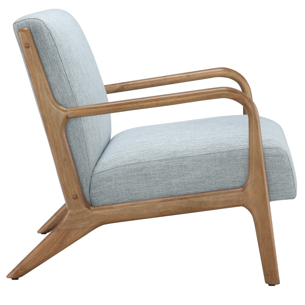 Lounge Chair Light Blue Polyester