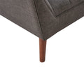 Lounge Chair Charcoal Polyester