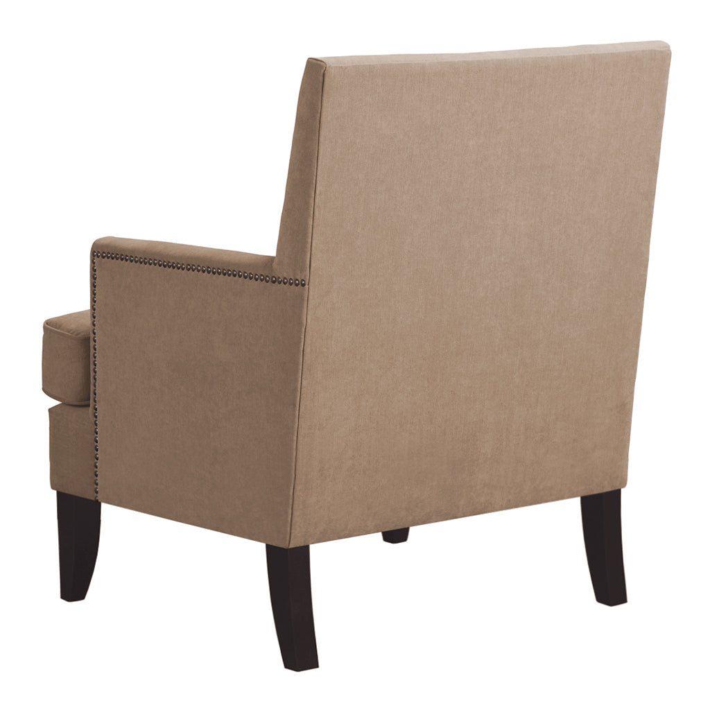 Track Arm Club Chair Sand Polyester