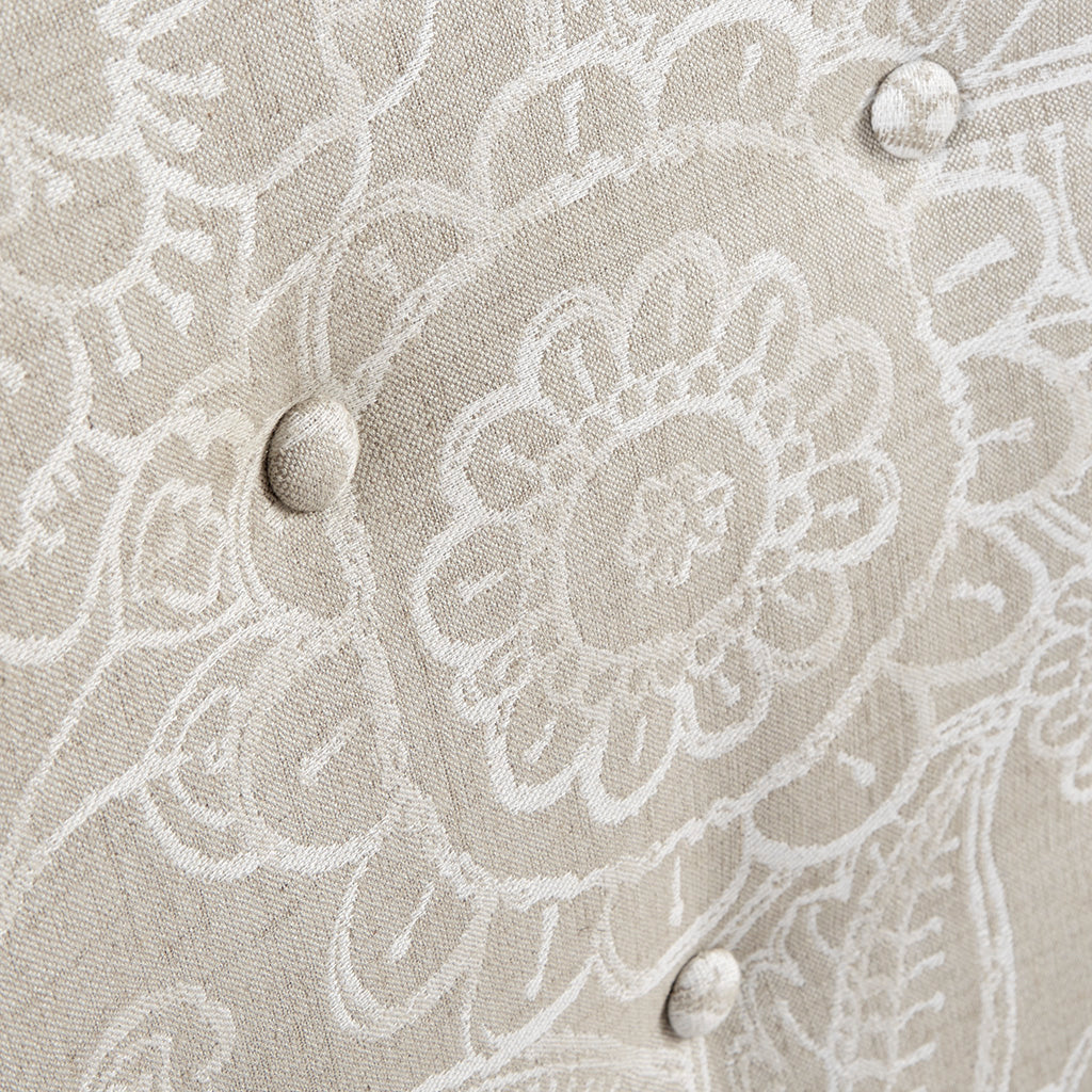 Ella Swivel Glider Chair Cream Solid Wood