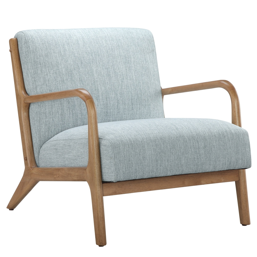 Lounge Chair Light Blue Polyester