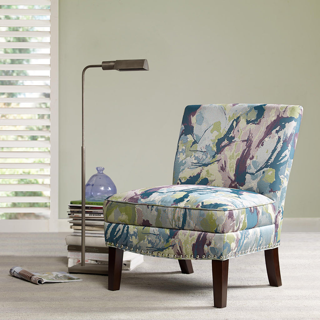 Slipper Accent Chair Multi Polyester