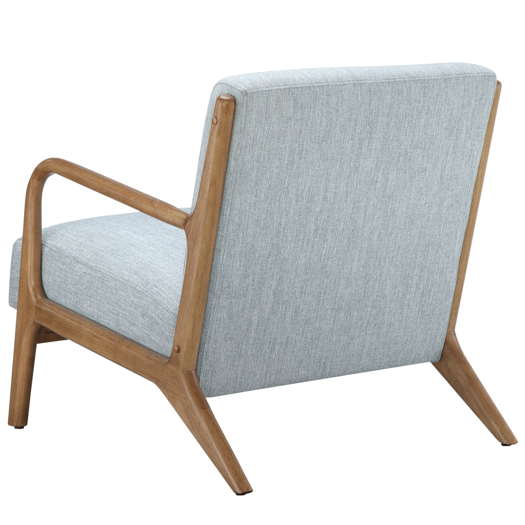 Lounge Chair Light Blue Polyester
