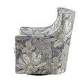 Alana Swivel Glider Chair Multicolor Solid Wood