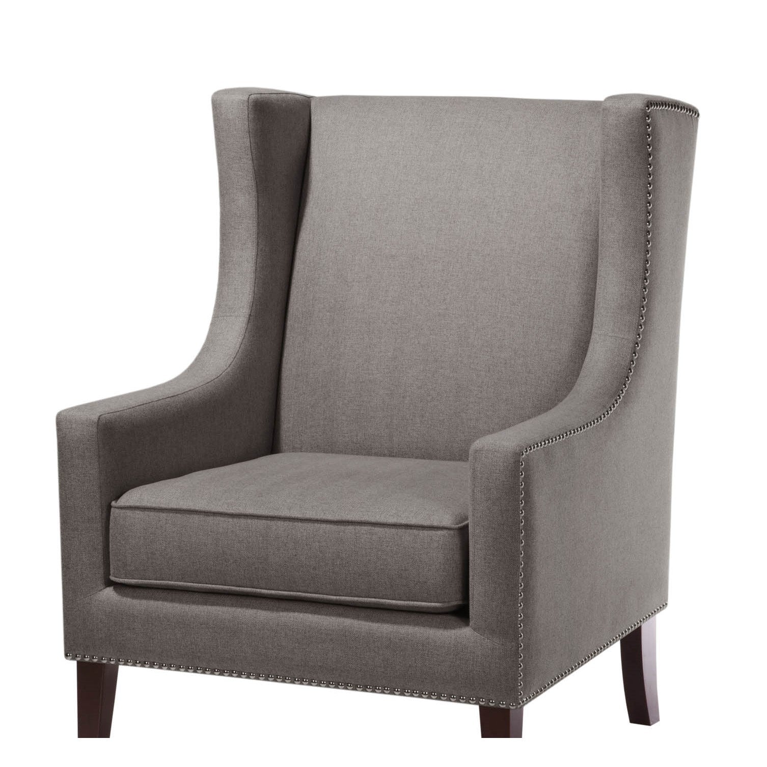 Barton Chair Dark Gray Solid Wood