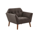 Lounge Chair Charcoal Polyester