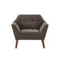Lounge Chair Charcoal Polyester