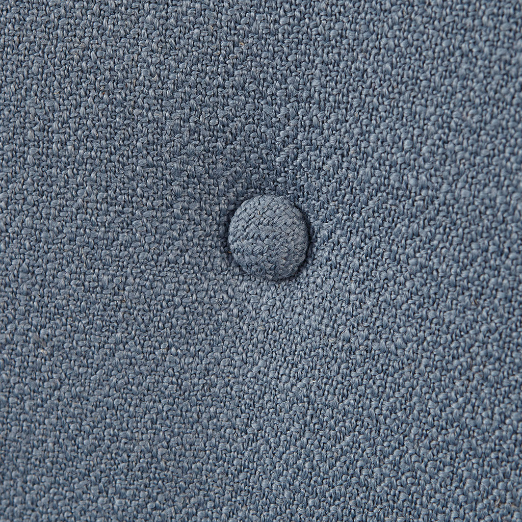 Adele Swivel Chair Blue Solid Wood