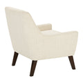 Accent Chair Cream Morrocco Polyester