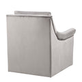 Deanna Swivel Chair Grey Solid Wood