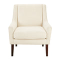 Accent Chair Cream Morrocco Polyester