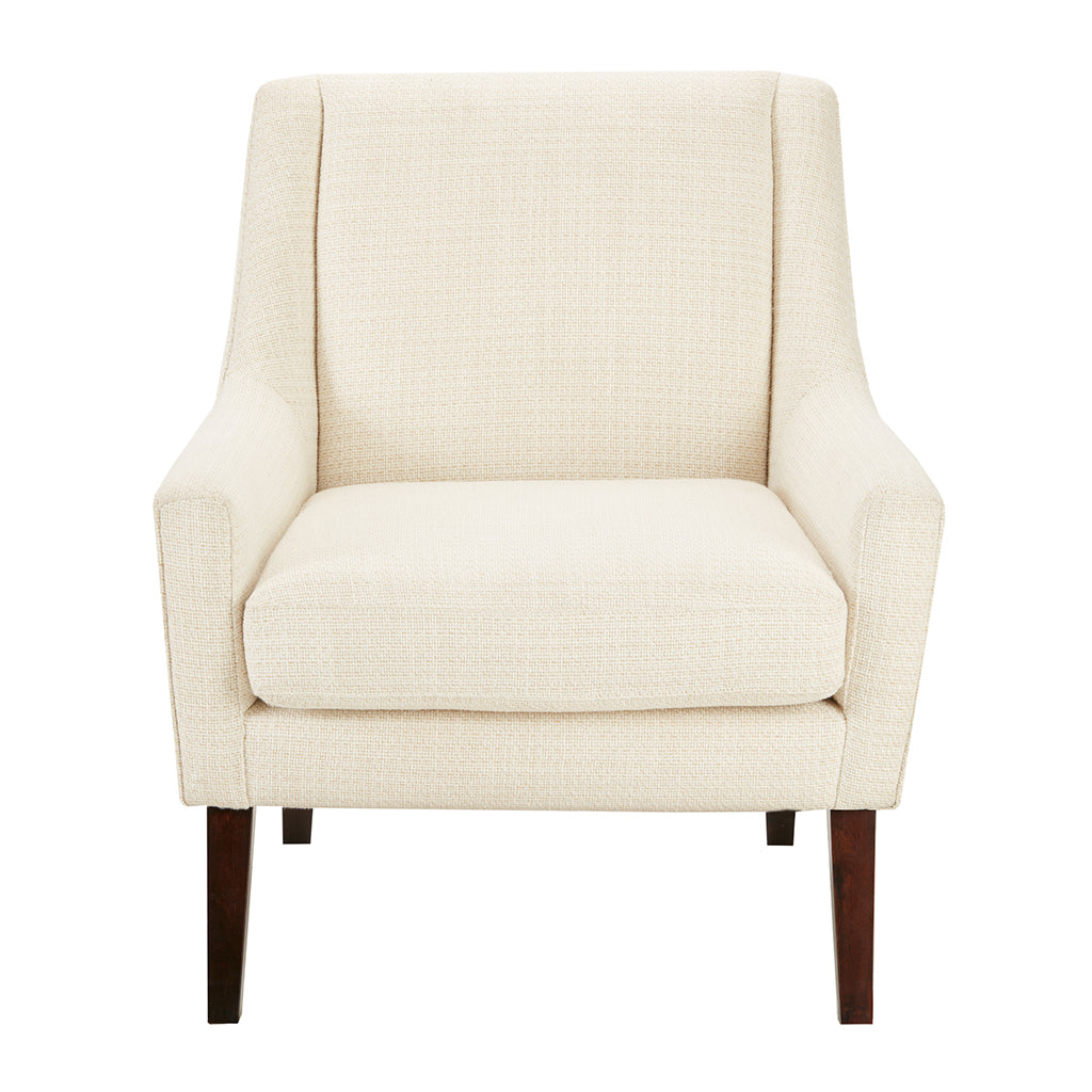 Accent Chair Cream Morrocco Polyester