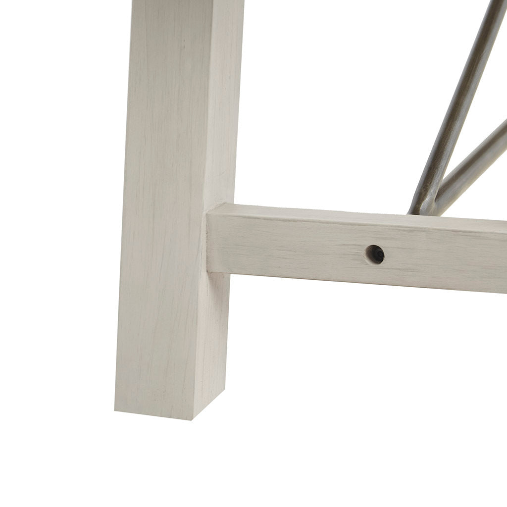 Dining Bench Reclaimed White Wood