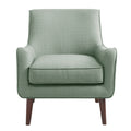 Mid Century Accent Chair Seafoam Polyester