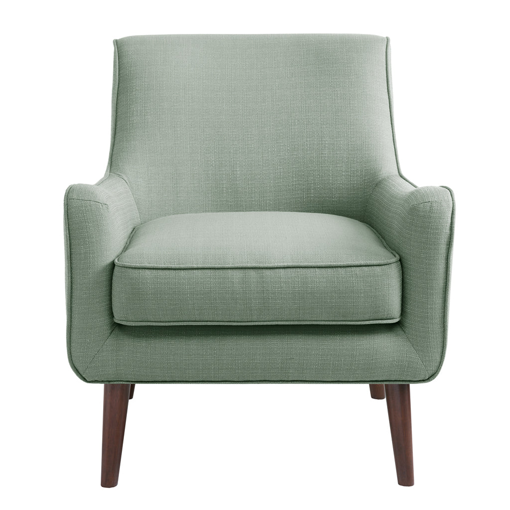 Mid Century Accent Chair Seafoam Polyester