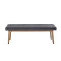 April Accent Bench Multicolor Solid Wood