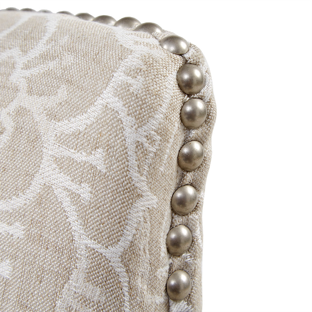 Ella Swivel Glider Chair Cream Solid Wood