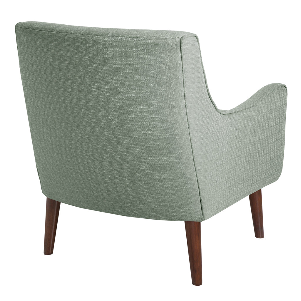 Mid Century Accent Chair Seafoam Polyester