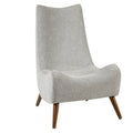 Accent Chair Tan Polyester