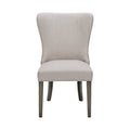 Helena Dining Chair Cream Grey Polyester