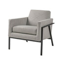 Brayden Accent Chair Grey Solid Wood