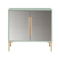 Curry 2 Door Accent Chest Mint Wood