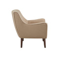 Mid Century Accent Chair Sand Polyester