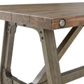 Lancaster Dining Table Grey Silver Wood