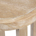 Fatima Accent Table Natural Solid Wood