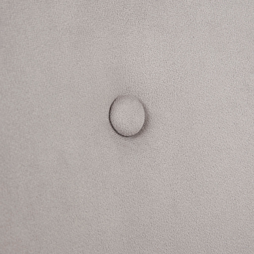 Accent Chair Light Grey Polyester