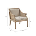 Accent Armchair Natural Polyester