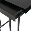 Pull Up Table Black Wood