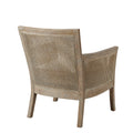 Cane Armchair Cream Reclaimed Natural Polyester