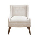 Accent Chair Cream Polyester