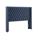 Upholstery Headboard Navy Polyester