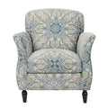 Escher Accent Chair Multicolor Solid Wood
