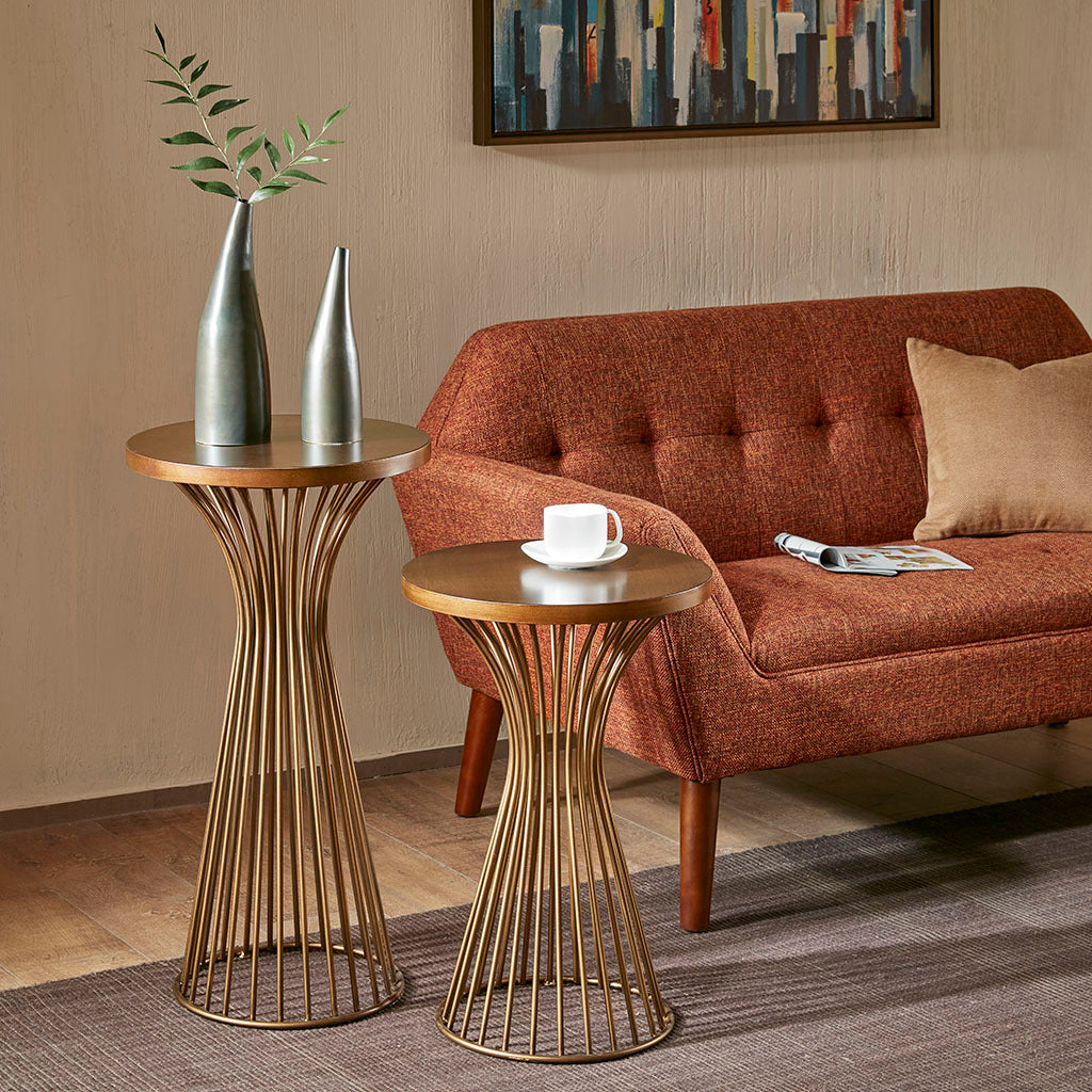 Mercer 30" Pedestal Bronze Mdf Metal