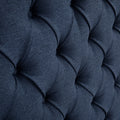 Upholstery Headboard Navy Polyester