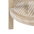 Fatima Accent Table Natural Solid Wood