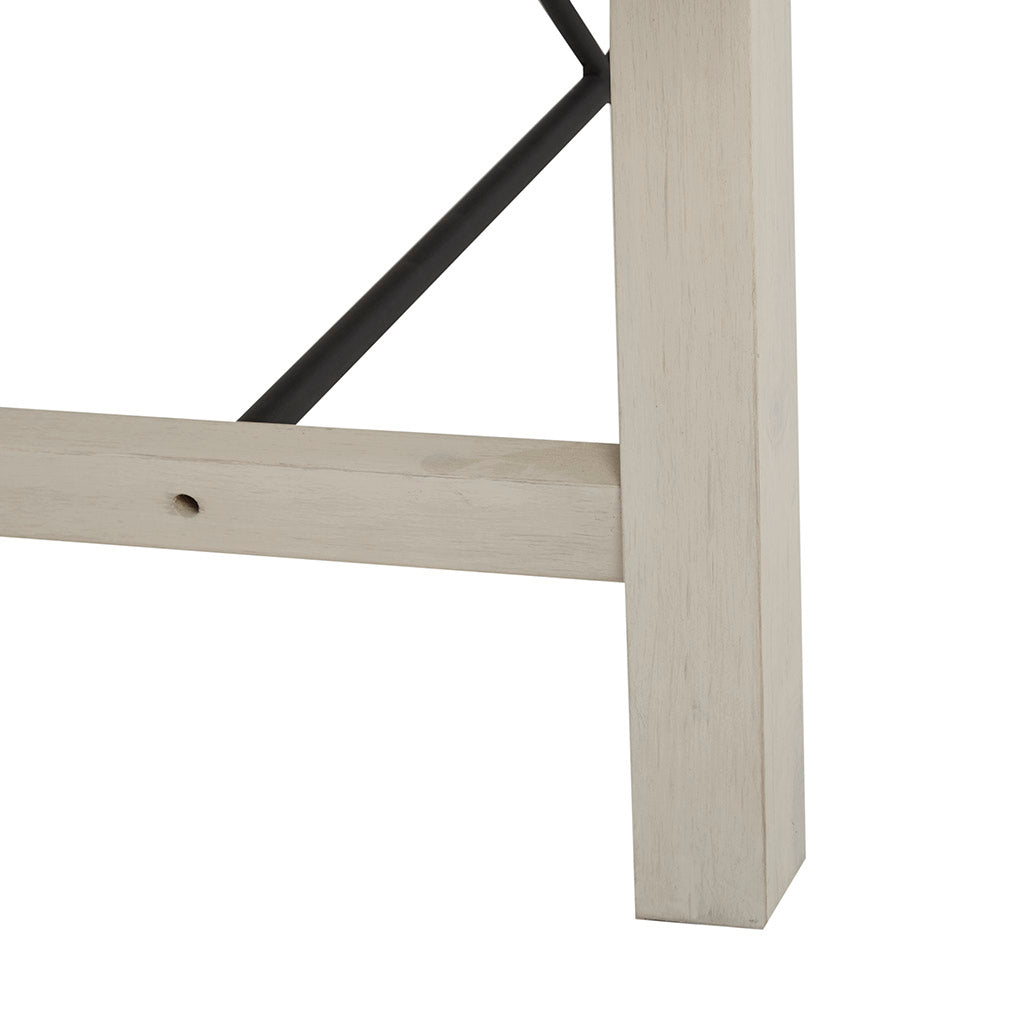 Sonoma Dining Table White Solid Wood