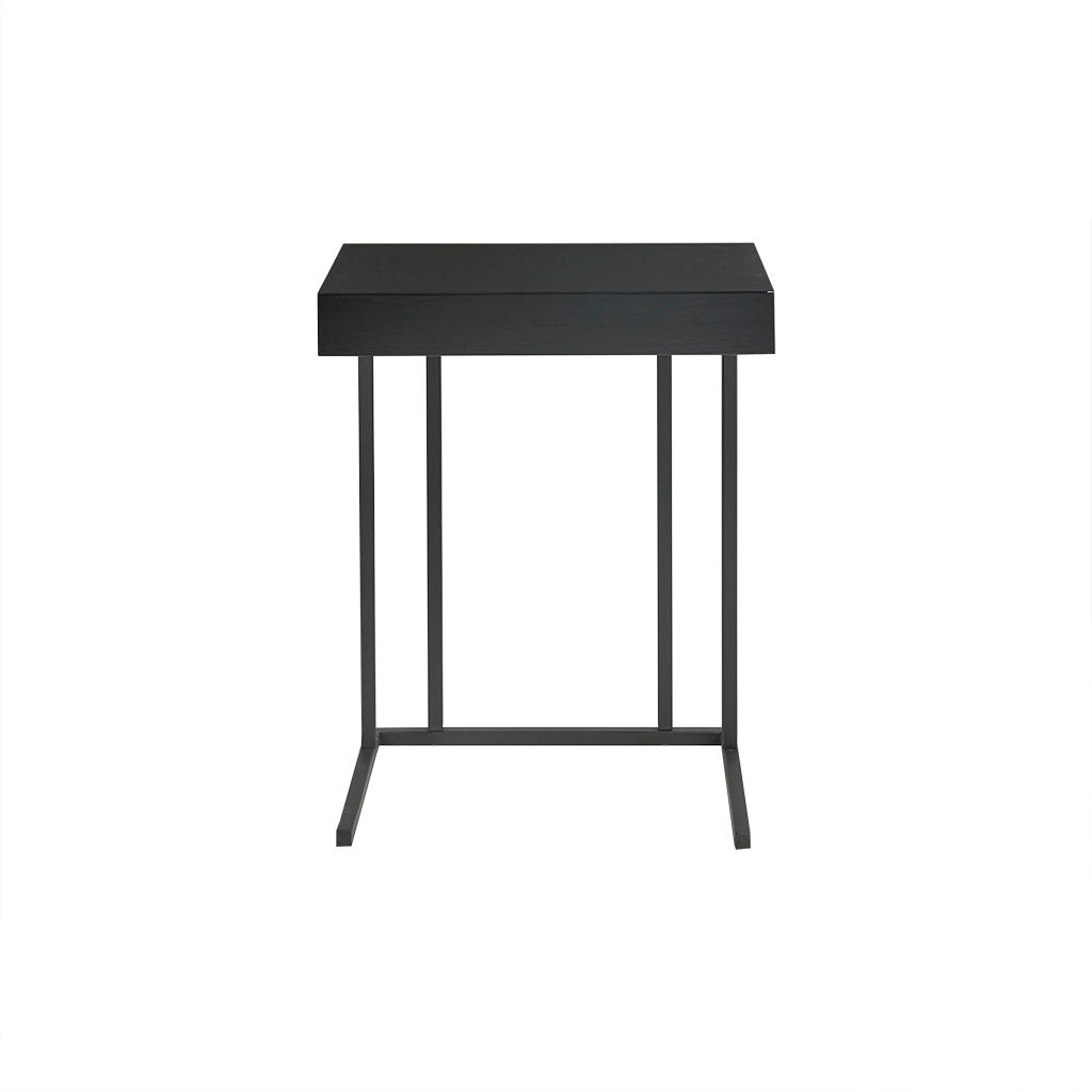 Pull Up Table Black Wood