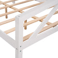 Full Size Daybed, Wood Slat Support, White White Solid Wood