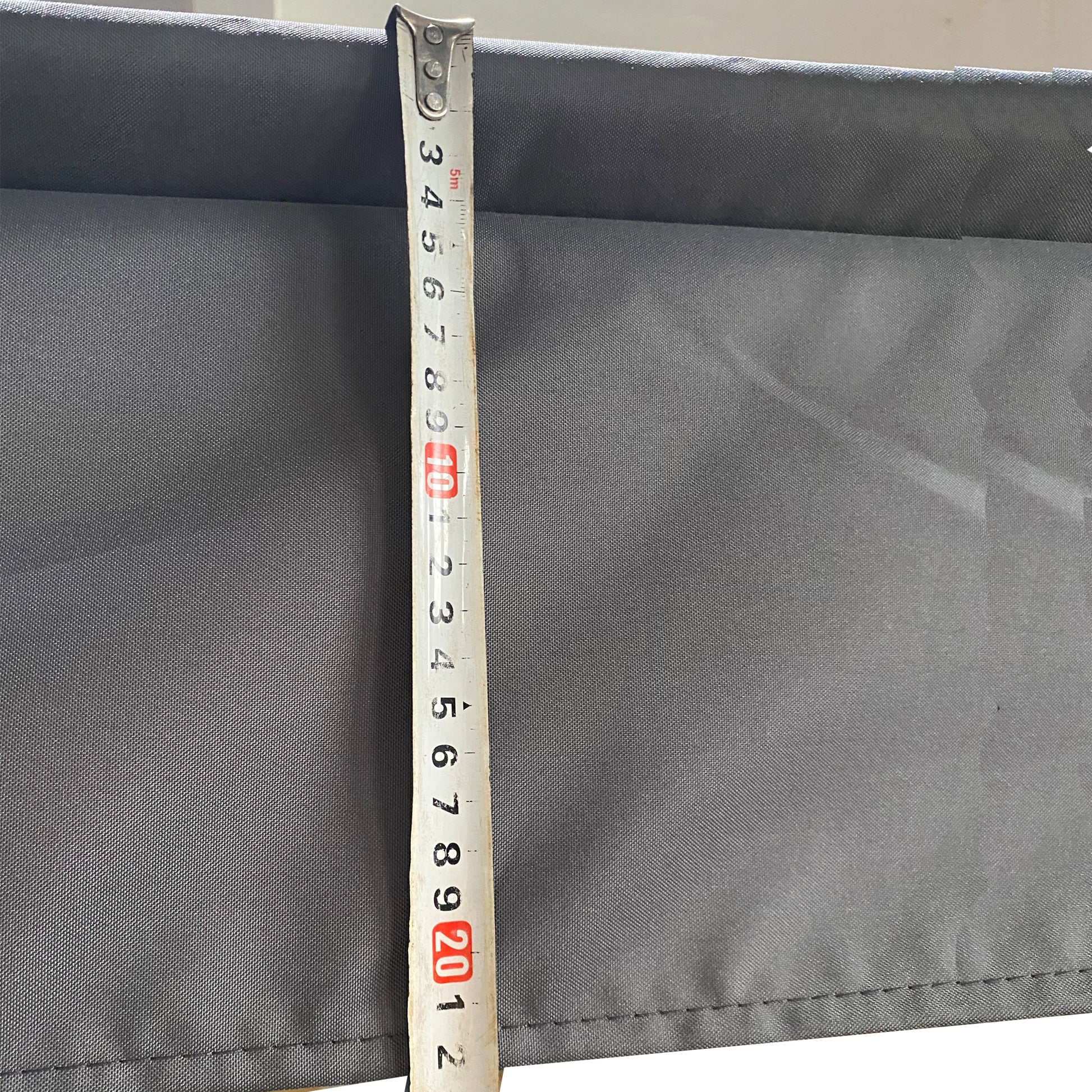 Replacement Canopy Top Cover Fabric For 13 X 10 Ft Outdoor Patio Retractable Pergola Sun Shelter Canopy Gray Polyester