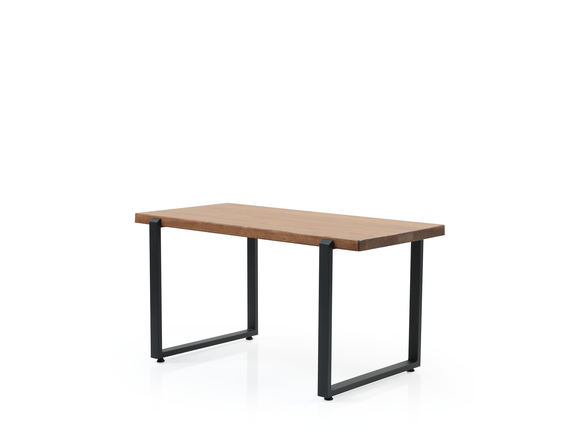 Furnish Home Store Paris 39'' Live Edge Solid Wood Rustic Coffee Cokctail Table For Living Rooms Walnut Solid Wood