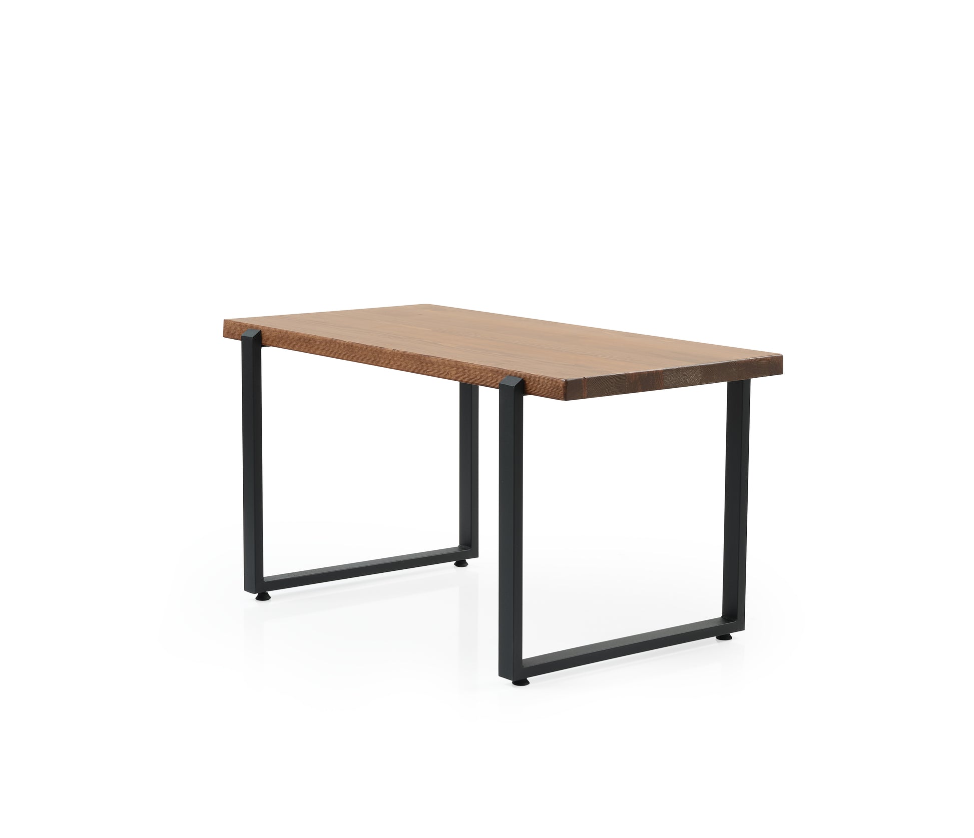 Furnish Home Store Paris 39'' Live Edge Solid Wood Rustic Coffee Cokctail Table For Living Rooms Walnut Solid Wood